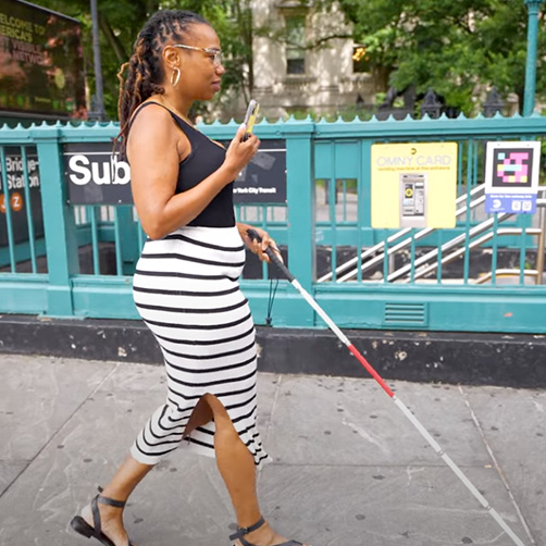 Accessible wayfinding through NaviLens: NaviLens is available in Manhattan and the Bronx!